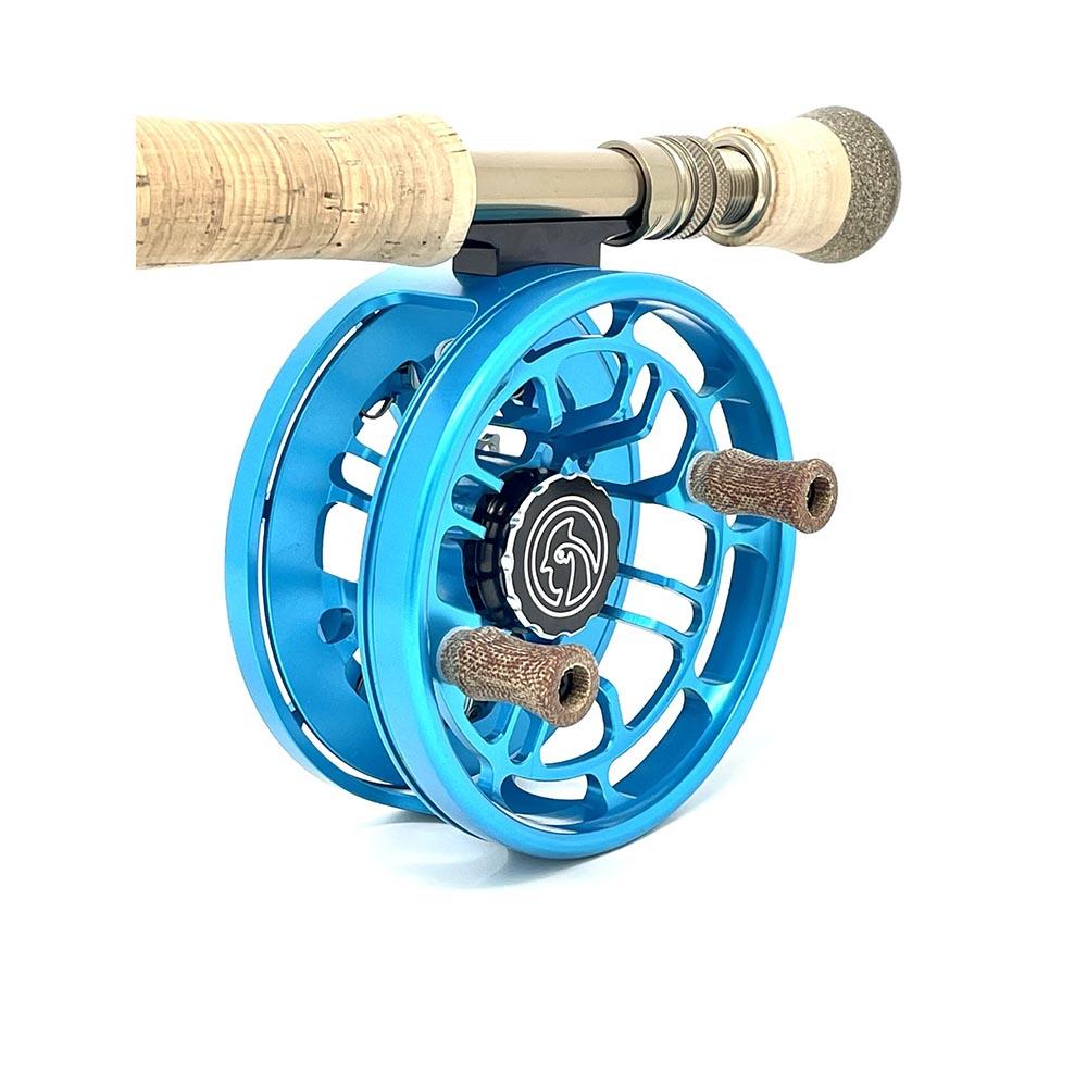 Cubalaya Outfitters Fair Chase G2 Click Pawl Fly Reel in Blue On Blue